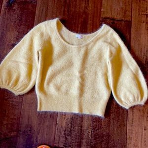 Mustard colored sweater medium never worn